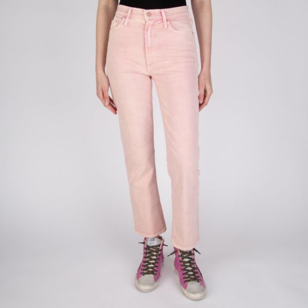 MOTHER Denim High Waisted Rider Flood